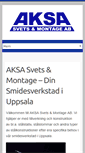 Mobile Screenshot of aksa.se