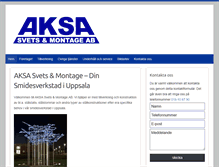 Tablet Screenshot of aksa.se